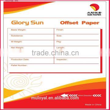 Woodfree Uncoated Offset Paper Roll for Book Printing