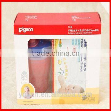 Top Eco-friendly Paper Box for Feeding-bottle Packing Custom
