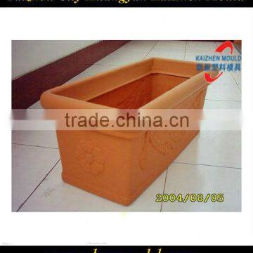 Rectangle plastic flower pot mold