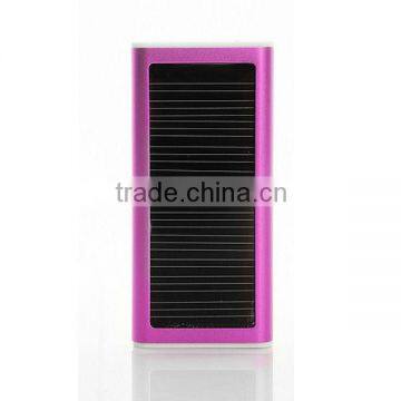 factory emergency USB portable mobile phone charger with solar panel