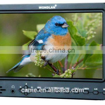 Professional Wondlan HD Monitor WM-701B 7 inch HD Screen Monitor for Video DSLR RIG