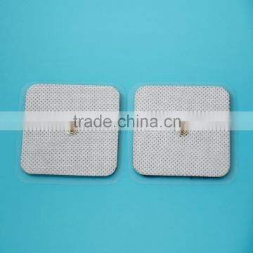 Portable tens electrode pad for electric muscle therapy systems