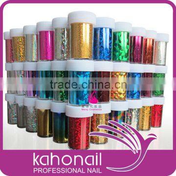 2014 China cheap Wholesale and hotsale 46 colors nail foil sticker without glue