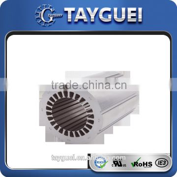 Ac electric motor stator