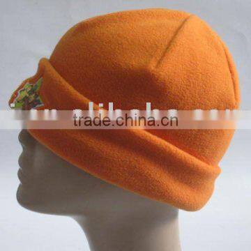 embroideried fleece hat