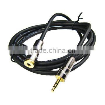 Choseal Q-564A Gold Plated 3.5 Male to 3.5 female 1.8M/3M/5M Stereo Audio Cable