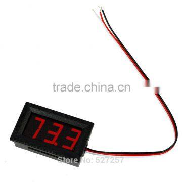 Instruments Red LED Mini Digital Voltmeter DCPanel Volt Meter 0V To 99.9V Voltage Meters Electrical Testers photo-2