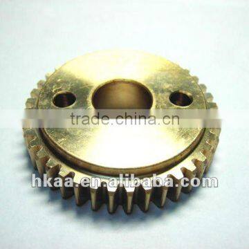 small custom brass spur gear, spur gear