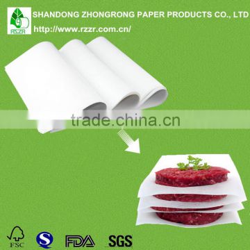 Top meat paper wrap with LDPE