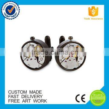 Newest Design Wholesale Blue Stone Cufflinks Set photo-4