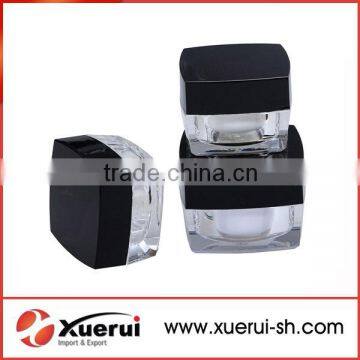 square cosmetic acrylic cream jar, acrylic container