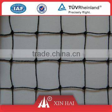 Nylon Polyester square mesh knotted multifilament netting for sport court fence net football net