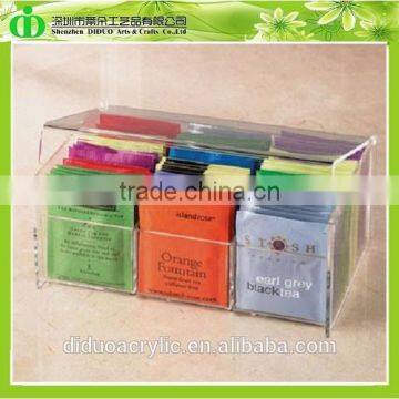 DDX-0174 Trade Assurance Clear Acrylic Tea Box