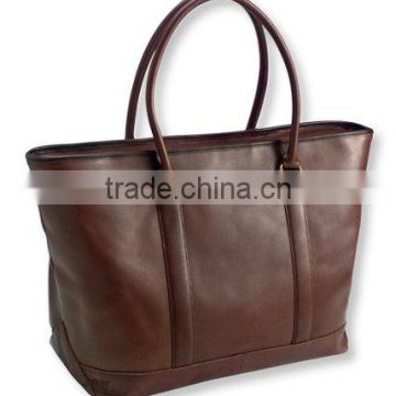 Genuine leather tote bag