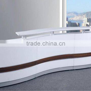 Commercial Furniture General Use and solid surface with plywood Material reception desks for salons