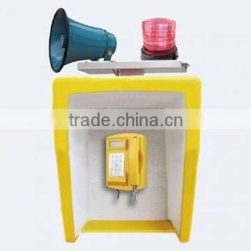 Acoustic telephone booth for sale factory direct sales weatherproof telephone hood