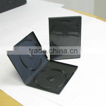 Wholesale 14MM Double Plastic Black Long DVD Case