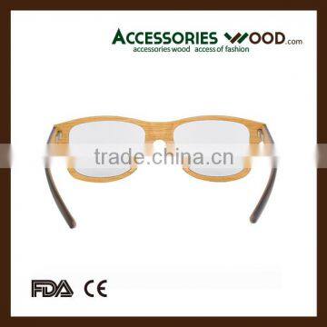 Hot Selling Sunglasses & Optical Frames Veneer Wood Glasses Frames With Acetate Temple OEM Design Available photo-3