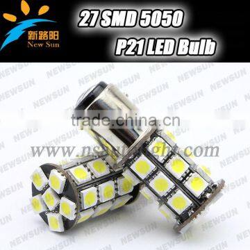 New canbus led bulb 2X 1157 P21/4W P21/5W 7528 BAY15D 27 SMD Car LED Brake Turn Light Automobile auto Wedge Lamp xenon white