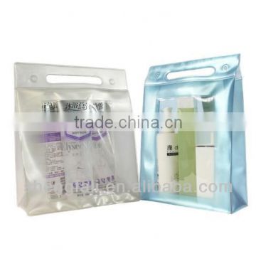 Small pvc handbag for cosmetic packaging