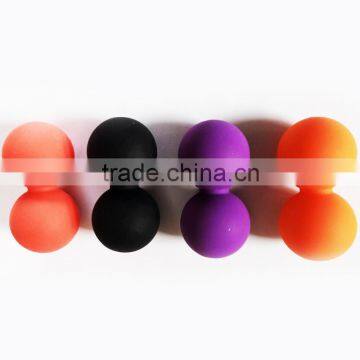 Portable Spine & Deep Tissue Massage Therapy Lacrosse Peanut Ball - Relieves Stress and Tight Muscles - Perfect for Mobility Cr photo-2