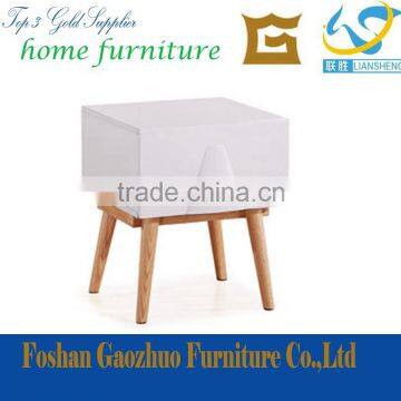 2016 White Lacquered Elegant Modern Design Wood Small side cabinet