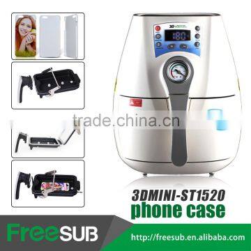 New mini 3D sublimation vacuum heat press machine ST1520-C1 for phone case printing