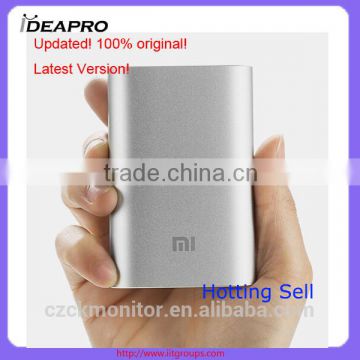 new 100% original xiaomi power bank 10000mAh xiaomi 10000 external battery pack portable charger mi charger mobile powerbank