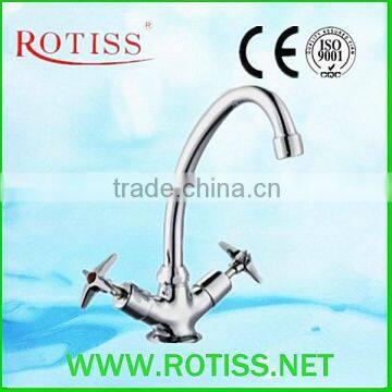 Hot selling high quality RTS8838-6 double handle sink mixer