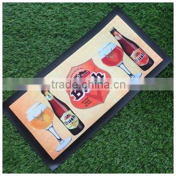 beer POS Anti-slip Nitrile Rubber Customized Bar Spill mat, View bar spill bat,