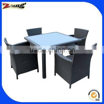 ZT-1086CT Aluminum rattan food court furniture