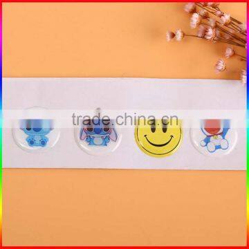 Top Selling Direct Factory Price Good Adhesive Kawaii Cartoon 3D Epoxy Sticker