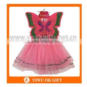 Wholesale Price Girls Sequined Butterfly Angel Wings With Tutu Skirt Halloween Christmas Party Cosplay Costume photo-4