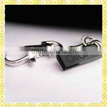 Luxurious Black Engraved Glass Cube Keychains For Married Souvenirs