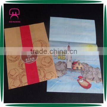 Pass FDA/SGS custom logo printing paper food bag