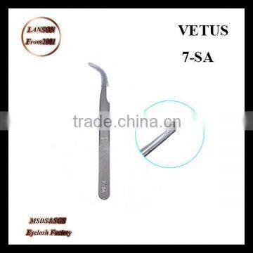 Factory volume eyelash vetus tweezers/7-SA VETUS tweezers for eyelash extension