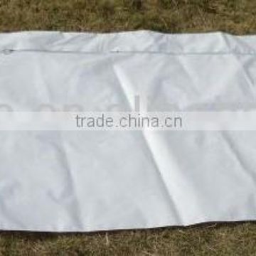 white Pvc straight zipper dead body bag for carrying corpse