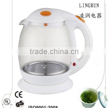 Fashion heat resistant glass kettle