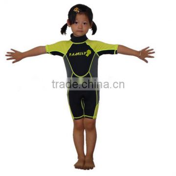 Custom UV50+ kids lycra rash guard with back zipper