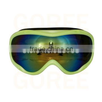 New arrival ski goggles green dual lens snow goggle