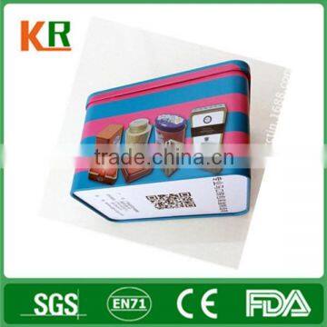 Round Tin Box Recycling Metal tissue boxes