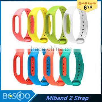 High Quality Silicone Colorful Straps Replacement For Xiaomi Mi Band 2 Wrist Strap Mi Band 2 Smart Bracelet Wristband Accessorie