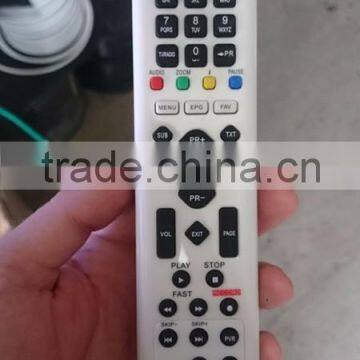 High Quality White 44-49 Keys DVB S2 Satellite receiver remote control