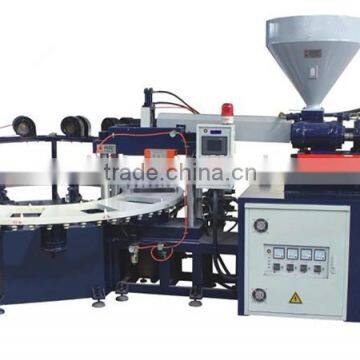 Air blowing shoe injection molding machine