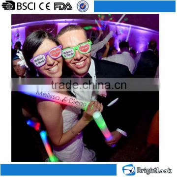 Party Sunglasses For Promotion Sticker Printed Lens Sunglasses Logo Sticker Pinhole Lens Custom Sunglasses for Party With UV400 photo-2