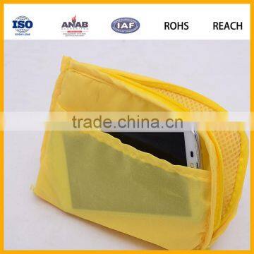 Simple small Phone storage bag with mesh pocket, Phone pouches pocket