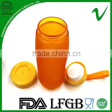 420ml BPA free empty cylinder plastic PCTG bottle with wide mouth