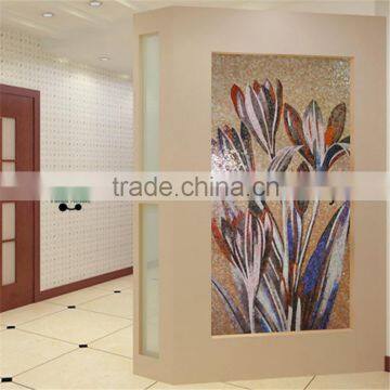 MB SMM26-A handcut glass tile mosaic mural backsplash tile mosaic flower wall tile