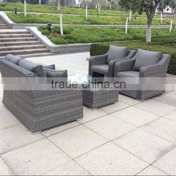 Wholesale Mordern High Quality All Weather Synthetic Rattan Outdoor Furniture Sofa Set photo-3