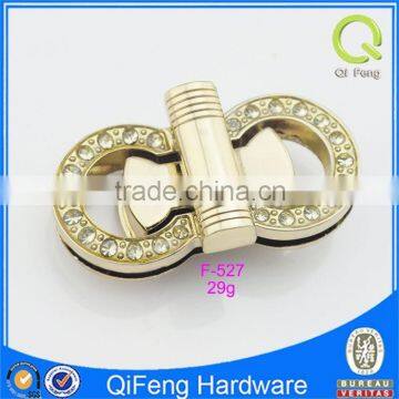 F-527 fashion locks for handbag,turn lock for bag accessories 